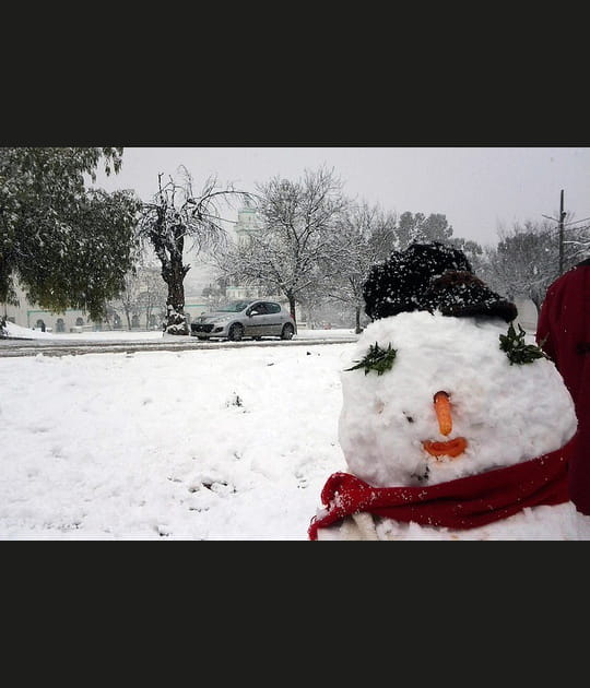 Un bonhomme de neige alg&eacute;rien