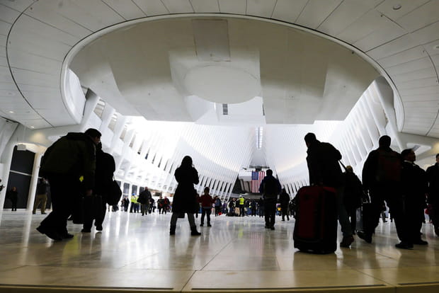 Les passagers sur le départ