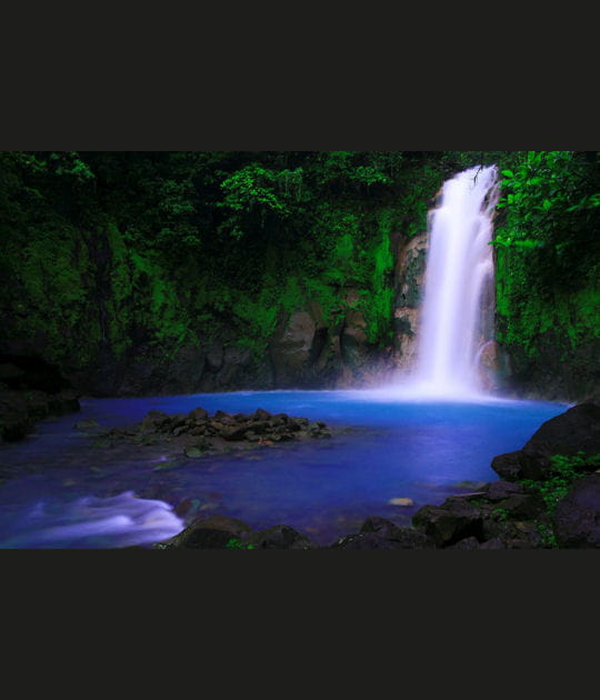 La cascade du Rio Celeste