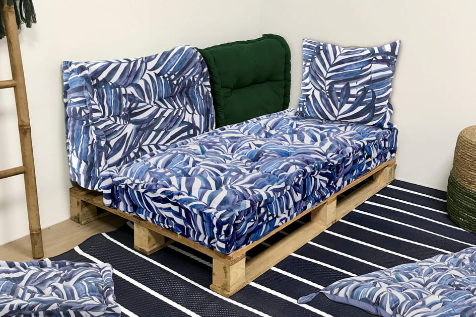 Des palettes recycl&eacute;es