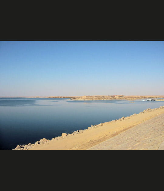 Les eaux laiteuses du lac Nasser