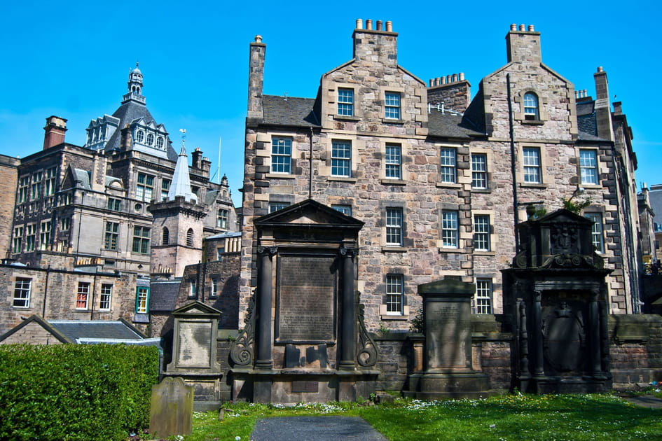 Le cimeti&egrave;re de Greyfriars Kirkyard, en Ecosse