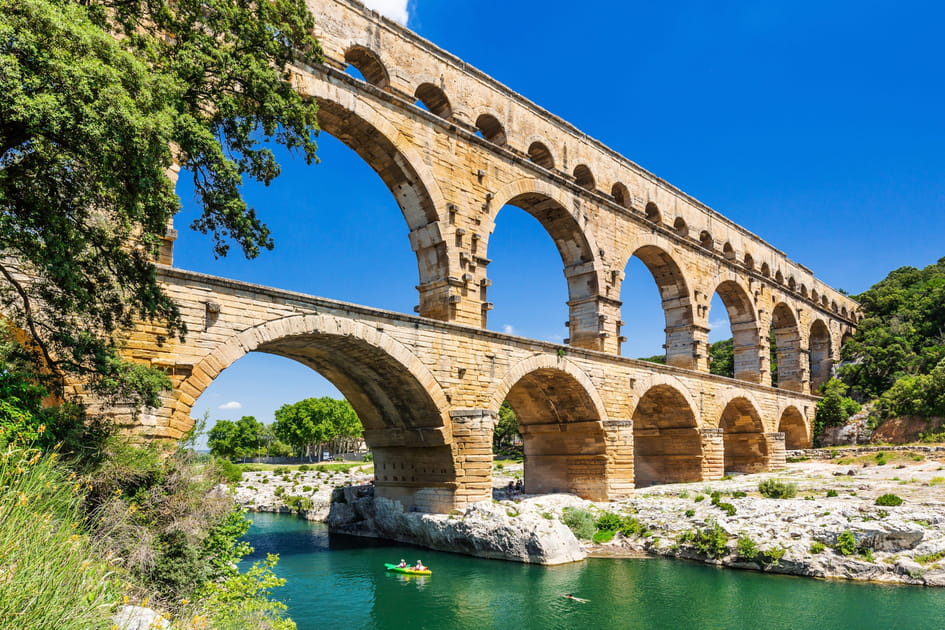 Les gorges du Gardon, de Russan au Pont du Gard
