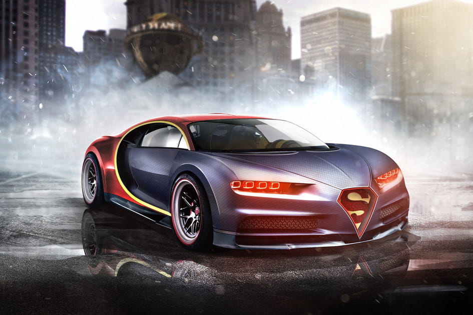 La Bugatti Chiron de Superman