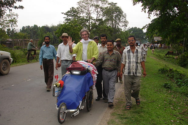 Près de 3 000 km en Inde