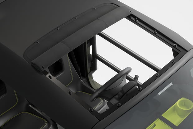 Une toile à la place du toit