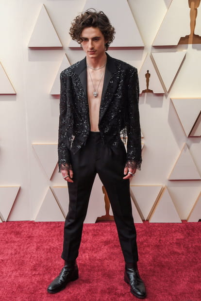 Timothée Chalamet et le look rock'n'roll
