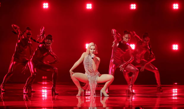 La candidate chypriote Elene Tsagrinou