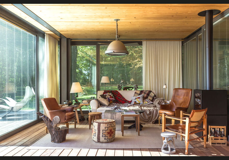 Le salon ethnique et chic