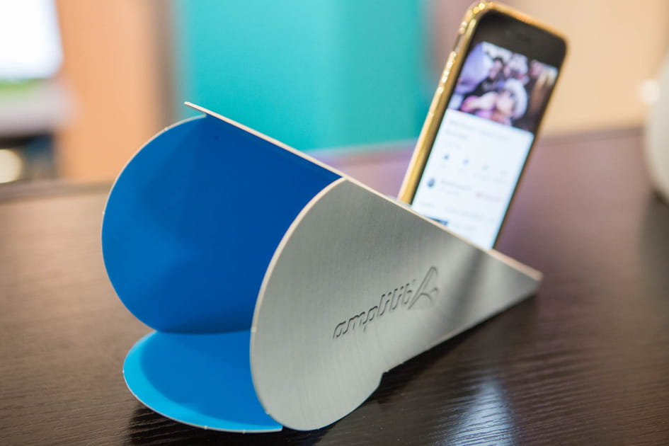 Un amplificateur de son pour smartphone