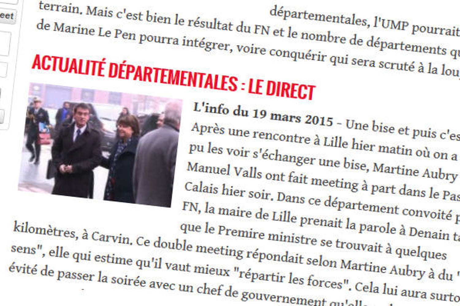 L'actualité et les résultats du 2e tour en direct live