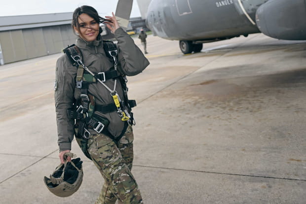 En stage avec l'Armée de l'Air pour la journée des droits des femmes