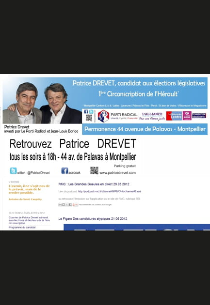 Patrice Drevet, mister-m&eacute;t&eacute;o candidat