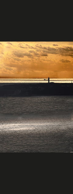Un coucher de soleil sur le cap
