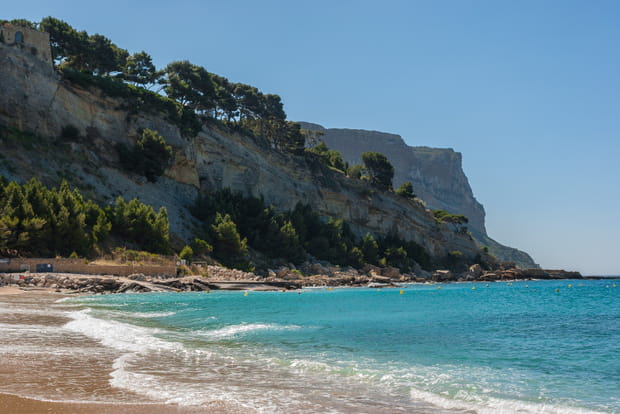 La Plage de la Grande Mer à Cassis, Bouches-du-Rhone