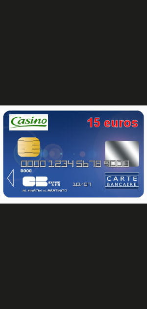7e ex-aequo&nbsp;: Casino avec une carte Mastercard &agrave; 15&nbsp;euros&nbsp;par&nbsp;an