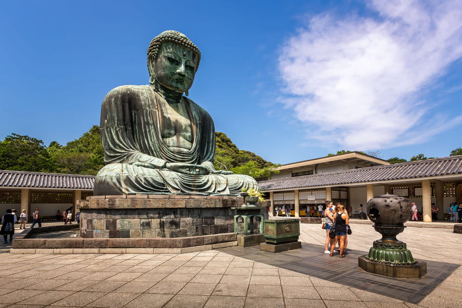Manger en marchant &agrave; Kamakura (Japon)