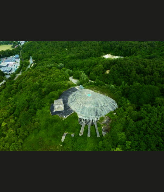 Le site de la Coupole vu du ciel