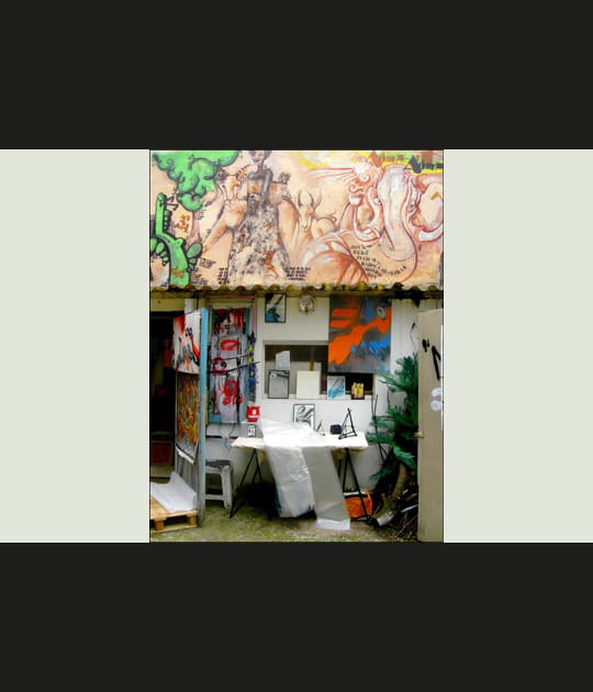 Atelier d'artiste sur cour