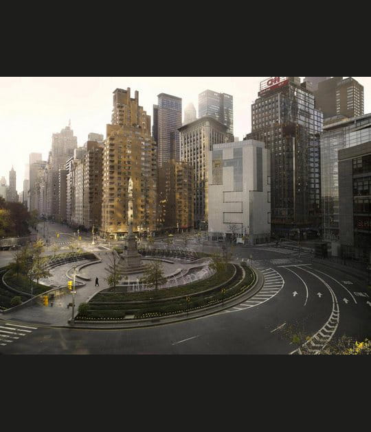 Columbus Circle, &agrave; New York