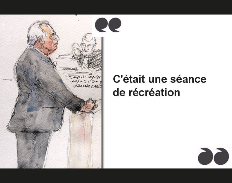 DSK : &quot;Une s&eacute;ance de r&eacute;cr&eacute;ation&quot;