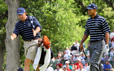 steve williams et tiger woods lors de la ryder cup 2004.