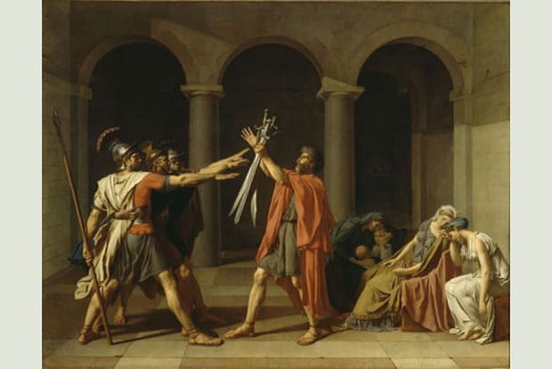 Le Serment des Horaces par Jacques Louis David