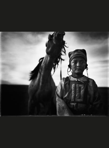 La course de chevaux en Mongolie