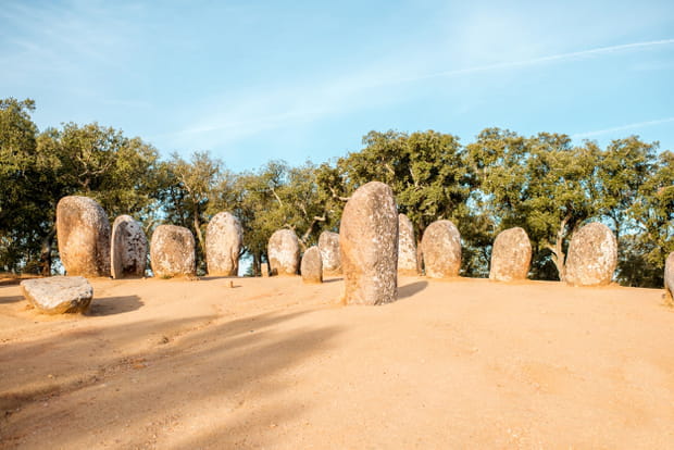 Le Cromlech des Almendres au Portugal
