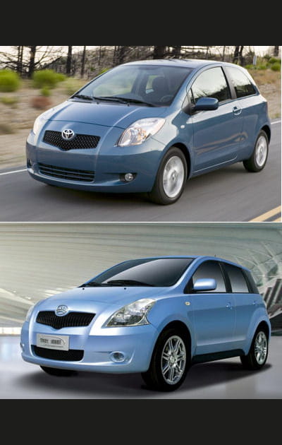 Toyota Yaris et Great Wall Florid