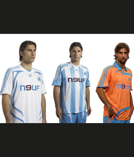 Les nouveaux maillots de la Ligue 1&nbsp;: Marseille