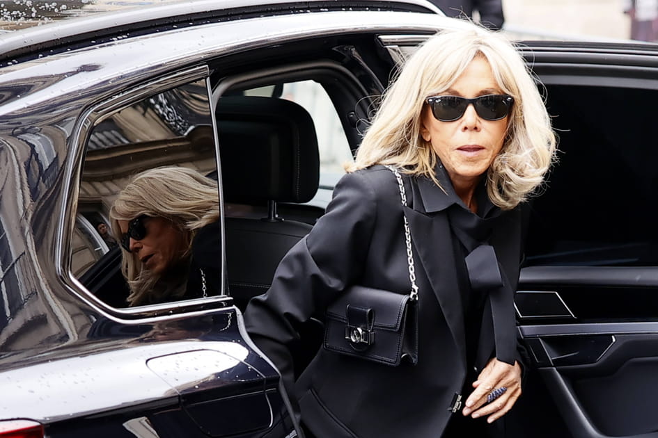 Brigitte Macron venue rendre hommage &agrave; Jane Birkin