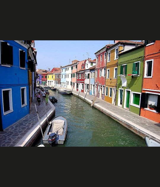 Italie&nbsp;: fa&ccedil;ades color&eacute;es de Burano