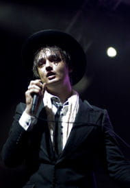 pete doherty lors de l'édition 2009 du festival international de benicássim. 