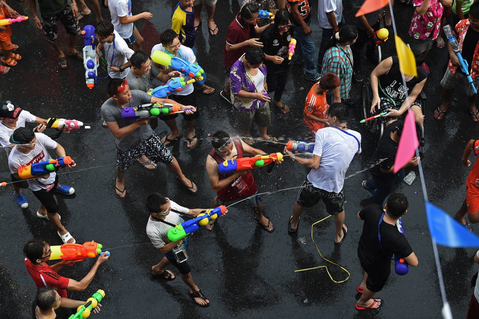 Songkran en Tha&iuml;lande