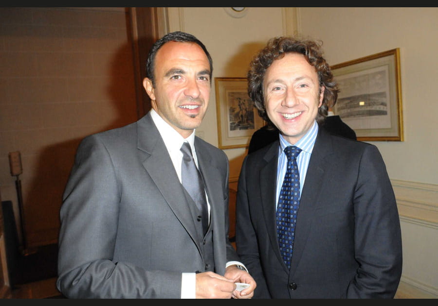Nikos Aliagas et St&eacute;phane Bern