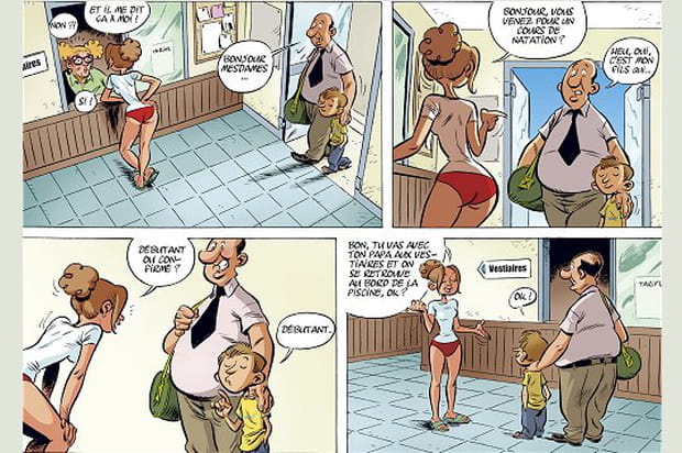 Cours de natation...