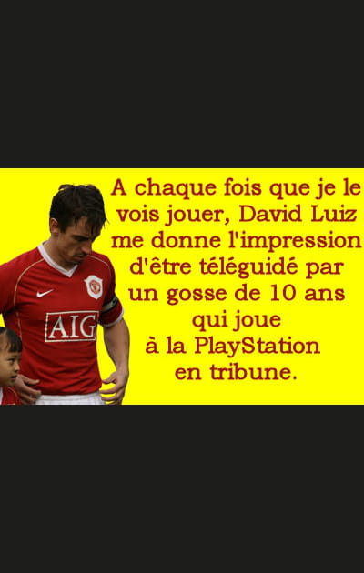 Le joueur t&eacute;l&eacute;guid&eacute;, par Gary Neville