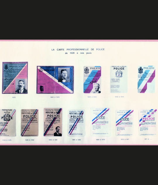Les cartes de police de 1920&nbsp;&agrave; aujourd'hui