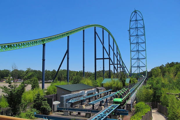 Le Kingda Ka dans le New Jersey, Etats-Unis