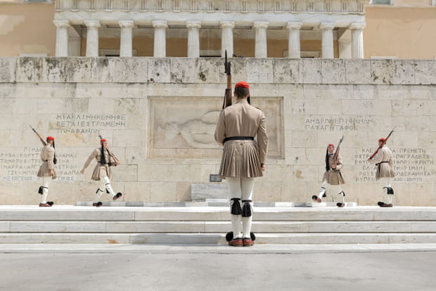 La relève de la garde du Parlement