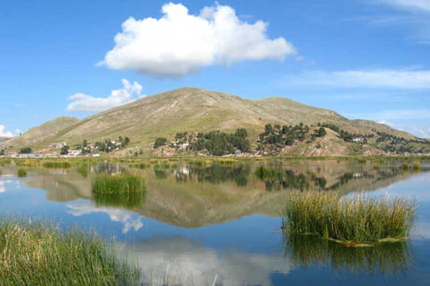 Reflet sur le Titicaca