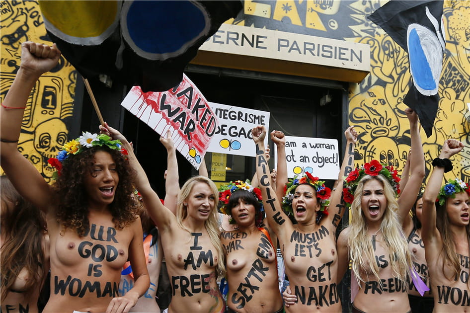 Les Femen &agrave; Paris