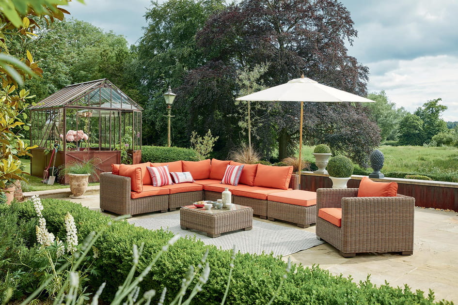 Un salon de jardin convivial