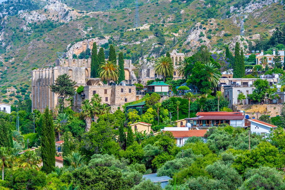 Profitez des vues depuis l'abbaye de Bellapa&iuml;s