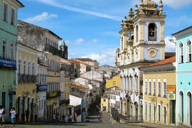 Dans la vieille ville de Salvador de Bahia