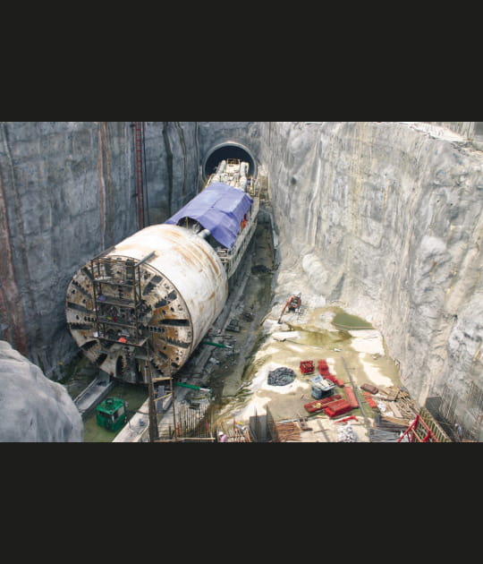 Tunnel routier &agrave; Kuala Lumpur