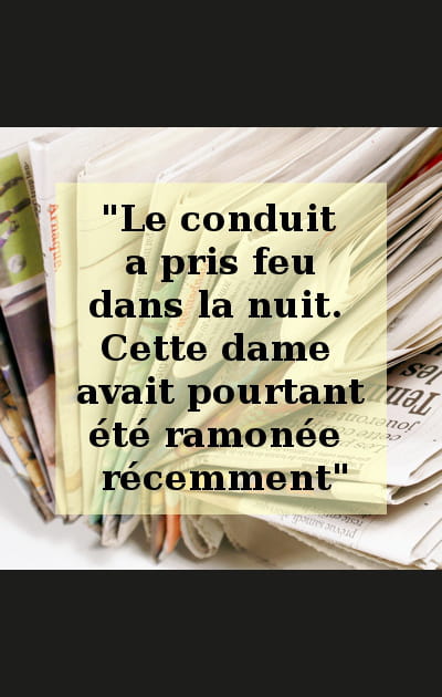 Pas tr&egrave;s respectueux pour la dame