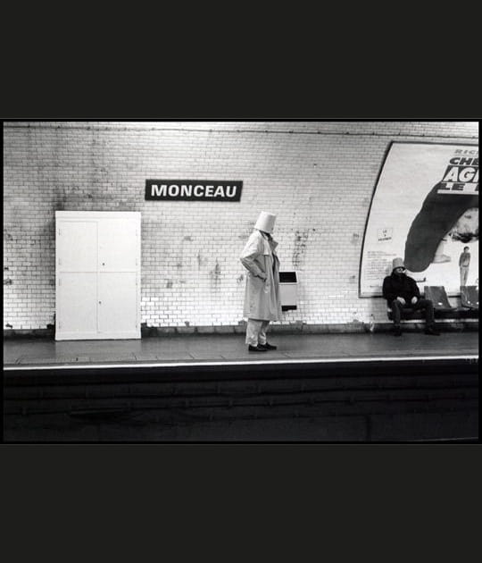 A l'aveugle &agrave; la station Monceau