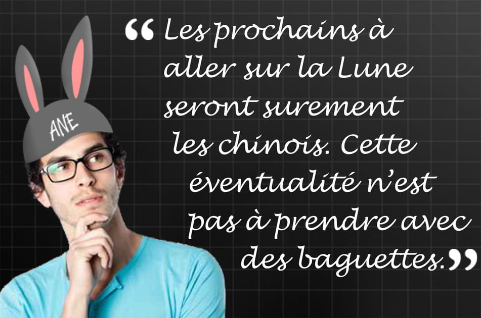 La lune et les baguettes